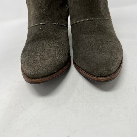 Matisse Laney Suede Leather Ankle Bootie Tassel Womens 10M Western Chunky Heel - Picture 5 of 13